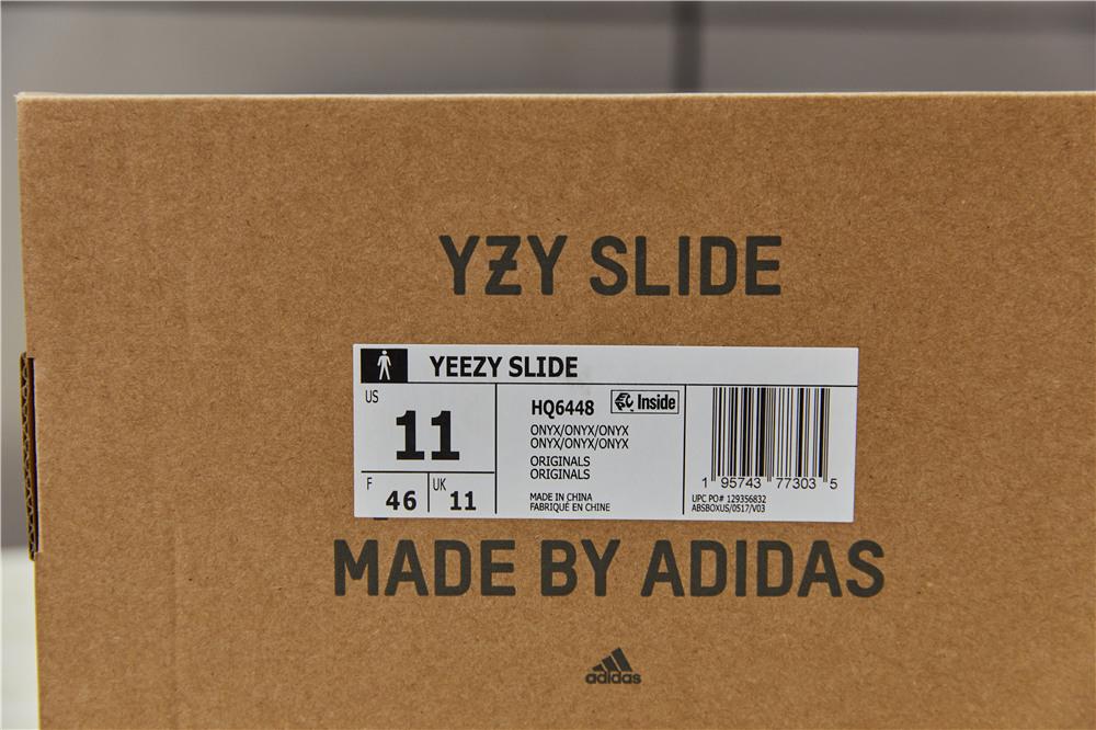 PK GOD adidas Yeezy Slide Onyx Retail Materials Ready to Ship